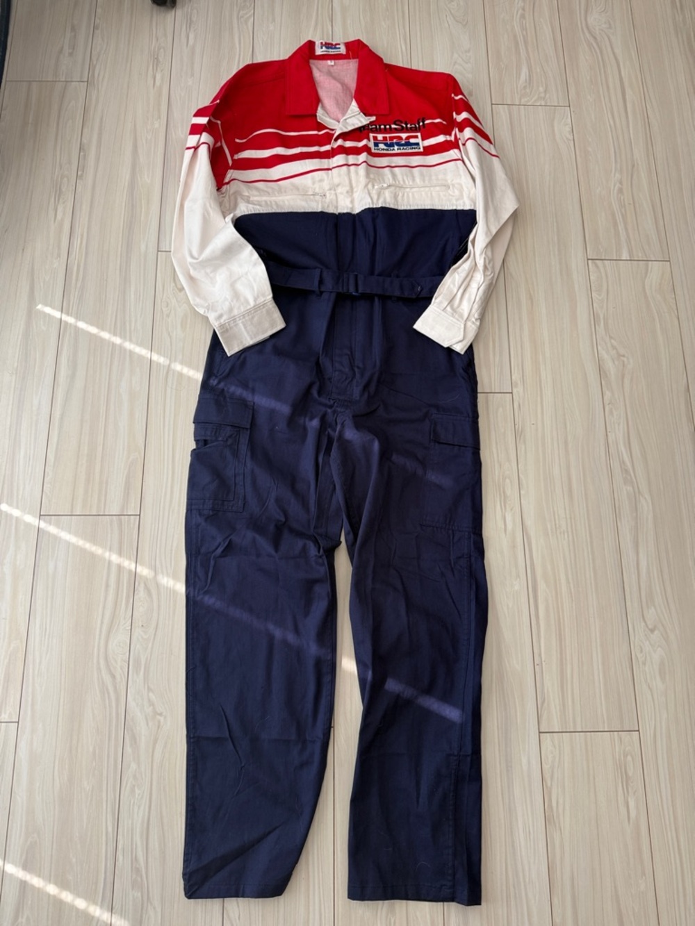 Honda HRC MENS/unisex Red & Navy Utility Jumpsuit